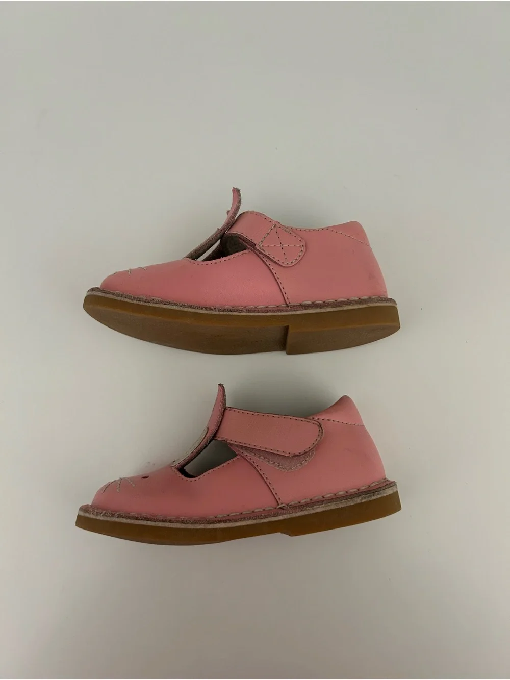 Livie & Luca Pink Bunny Adjustable Strap Shoes Size 8 toddler